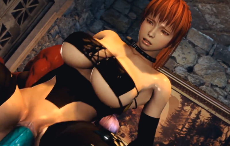  【3D】死或生霞和绫音公主的奴隶地狱两女神与魔界恶魔群体盛宴 